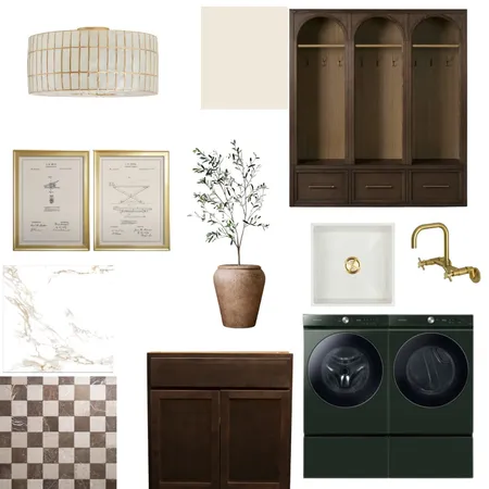 Sample Board - Laundry Room Interior Design Mood Board by brookekad on Style Sourcebook