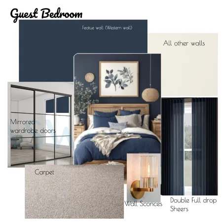 Guest. bedroom Interior Design Mood Board by chantelle.mardi@gmail.com on Style Sourcebook