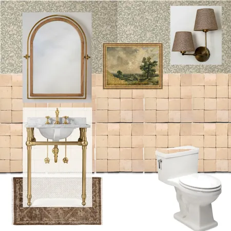 Half Bath Interior Design Mood Board by kfuller0802@gmail.com on Style Sourcebook