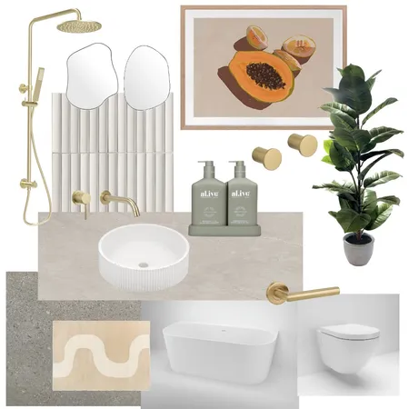 Wainai - ensuite Interior Design Mood Board by Lynae Webb on Style Sourcebook