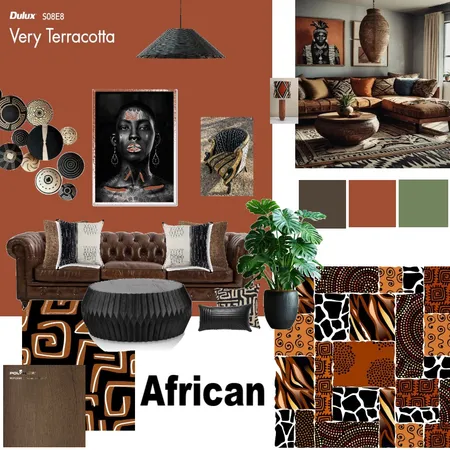 African Interior Design Mood Board by cindz on Style Sourcebook