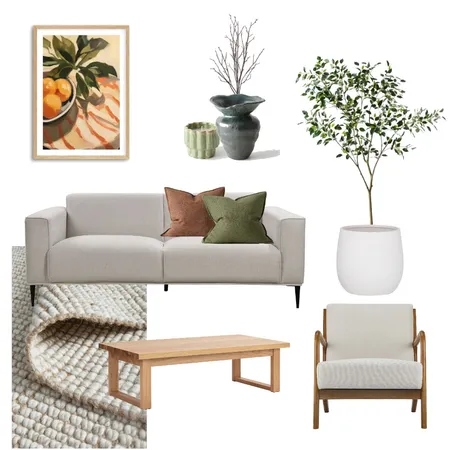 Mood Board - EXAMPLE Oak, Earthy Tones Interior Design Mood Board by Styled Home Staging on Style Sourcebook