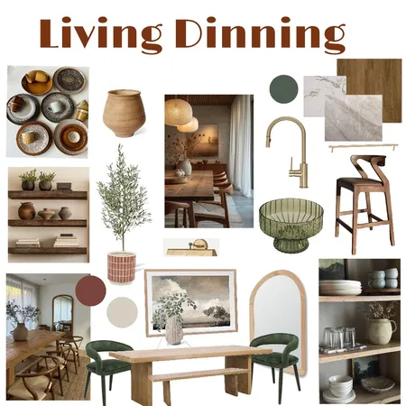 Aunties Dinning kitchen Interior Design Mood Board by Brydee MacCormack on Style Sourcebook