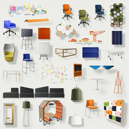 Alpha Office MFP Interior Design Mood Board by EilishMcG on Style Sourcebook