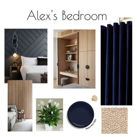 Dream House - Alex's Bedroom Interior Design Mood Board by Naomi.S on Style Sourcebook