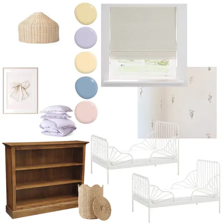 Girls Bedroom Interior Design Mood Board by SRJ Interiors on Style Sourcebook