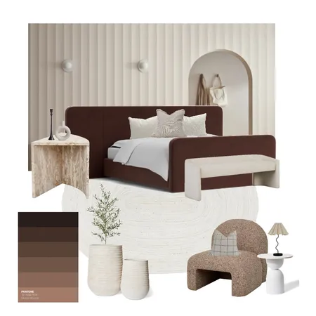 Styling Pantone Mocha Mousse - Bedroom Interior Design Mood Board by Cotter Builders on Style Sourcebook