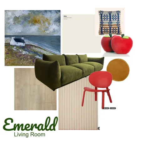 Emerald_Living Room Interior Design Mood Board by hausmade on Style Sourcebook