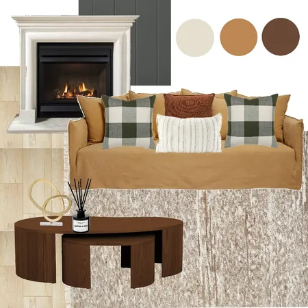 Autumn inspired living area Interior Design Mood Board by Embellish Interiors on Style Sourcebook