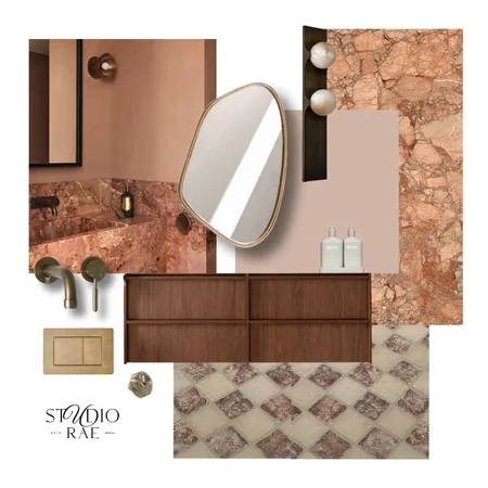 Powder Room Interior Design Mood Board by Studio Rae on Style Sourcebook