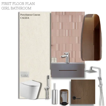GIRL BATH Interior Design Mood Board by sozy on Style Sourcebook