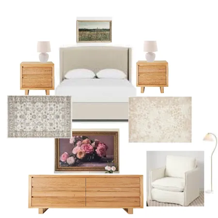 Bedroom option 1 Interior Design Mood Board by Mumballup on Style Sourcebook
