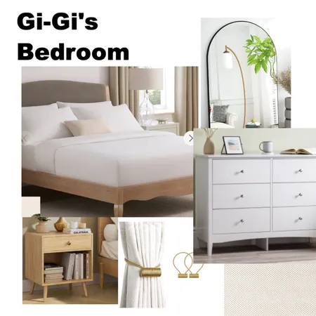 Gigi's Bedroom Interior Design Mood Board by ShannonCastle on Style Sourcebook