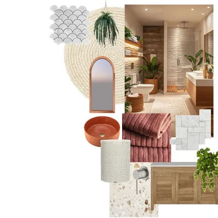 Bohemian bathroom Interior Design Mood Board by estokker on Style Sourcebook