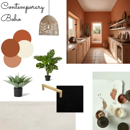 Contemporary Boho Interior Design Mood Board by Skylar Bender on Style Sourcebook