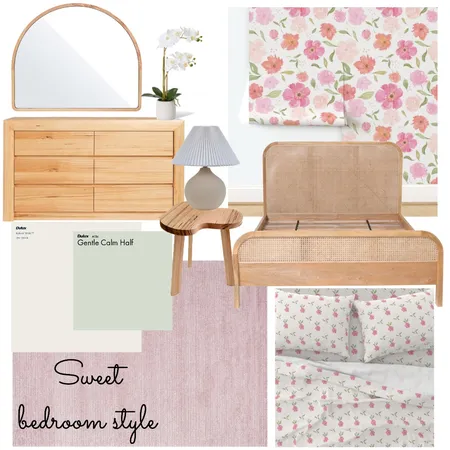 Sweet Bedroom Style Interior Design Mood Board by Nicky Rose Creative on Style Sourcebook
