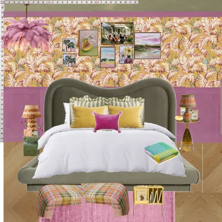 Old Hollywood Bedroom Wall Interior Design Mood Board by dl2407 on Style Sourcebook
