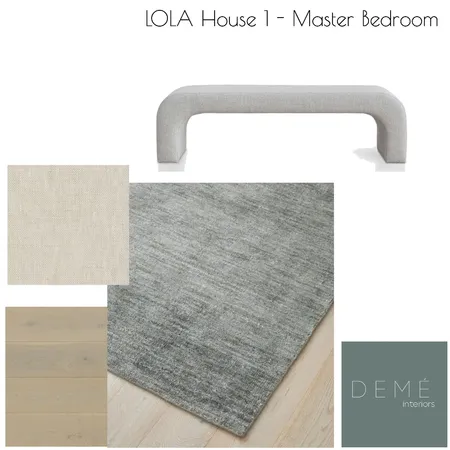 Lola House 1 Master Bedroom Interior Design Mood Board by Demé Interiors on Style Sourcebook