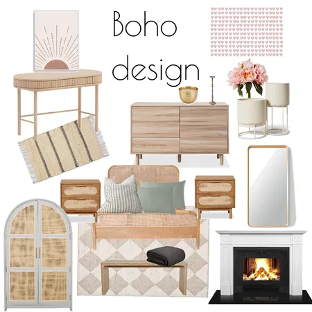 Boho Room Design Interior Design Mood Board by Paisley Designs on Style Sourcebook