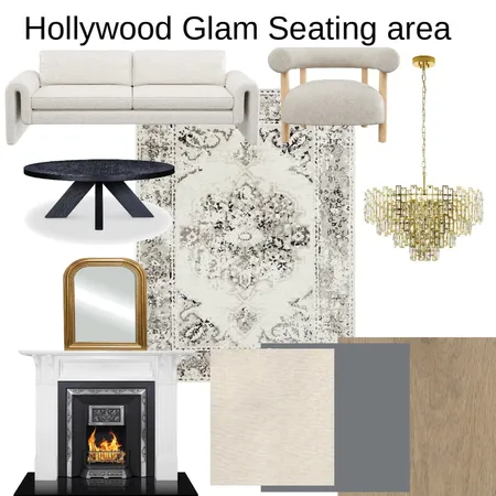 Hollywood Glam Interior Design Mood Board by gracef on Style Sourcebook