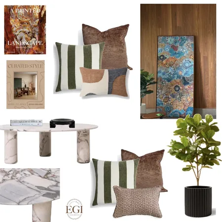 Contemporary Living Room Decor Interior Design Mood Board by Eliza Grace Interiors on Style Sourcebook