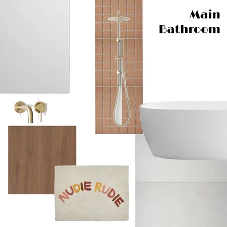 Billabong Main Bathroom Terracotta Interior Design Mood Board by Holm & Wood. on Style Sourcebook