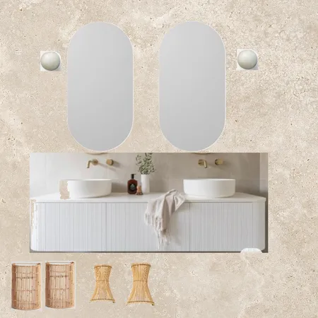 Ensuite Bathroom Interior Design Mood Board by Palma Beach House on Style Sourcebook