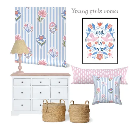 Young girls room Interior Design Mood Board by Vivdesign on Style Sourcebook