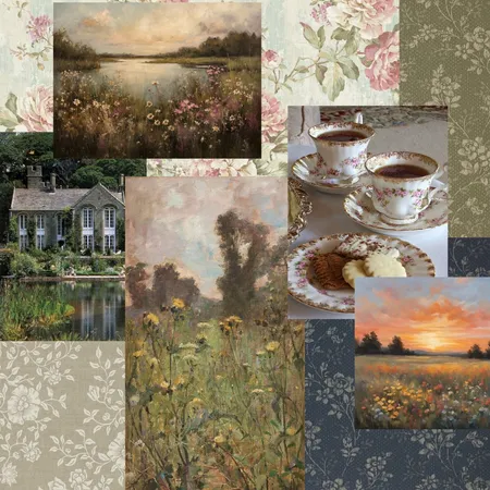 wallpaper Interior Design Mood Board by LEAHRT on Style Sourcebook