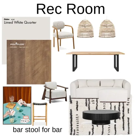 Rec Room Interior Design Mood Board by gracef on Style Sourcebook