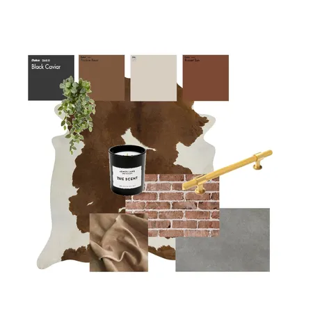 MODERN INDUSTRIAL STYLE LIVING ROOM (Colour & Fabric) Interior Design Mood Board by courtneyhunter on Style Sourcebook