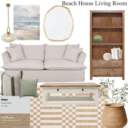 Beach House Living Room Interior Design Mood Board by Cassidy Lilburn on Style Sourcebook