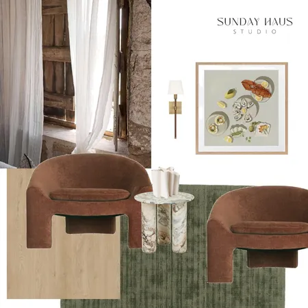 Living Room Nook Interior Design Mood Board by Sunday Haus Studio on Style Sourcebook