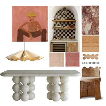 Lilydale Dining Interior Design Mood Board by KOOKAH INTERIORS on Style Sourcebook