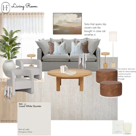 Rourke - Living room Interior Design Mood Board by Ivy + Finch Design on Style Sourcebook