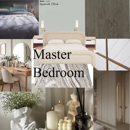 Master Bedroom Interior Design Mood Board by evaggeliakidoni@gmail.com on Style Sourcebook