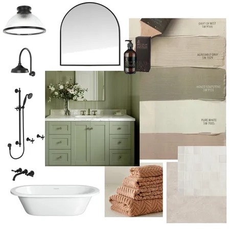 Haybale - Main Bathroom Interior Design Mood Board by DonnaB on Style Sourcebook