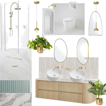 Scandi Bathroom Interior Design Mood Board by andrea.moser@bigpond.com on Style Sourcebook