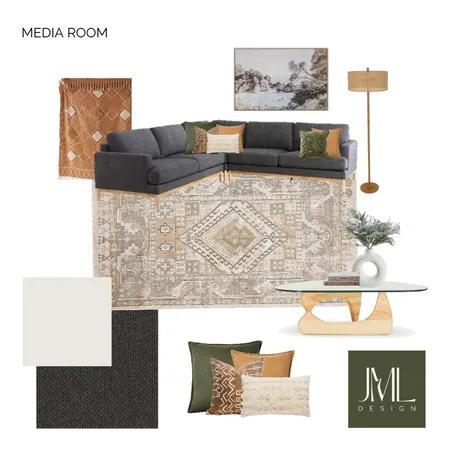 Media Room Interior Design Mood Board by JML Design on Style Sourcebook