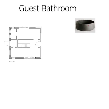 Guest Bathroom Interior Design Mood Board by Ginanelson44@gmail.com on Style Sourcebook