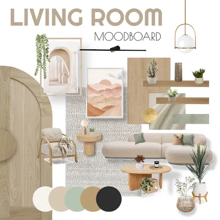 Diar - Living Room Interior Design Mood Board by Bona on Style Sourcebook