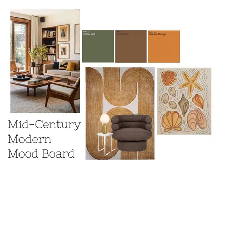 Mid-Century Modern Mood Board Interior Design Mood Board by jayda.drummond on Style Sourcebook