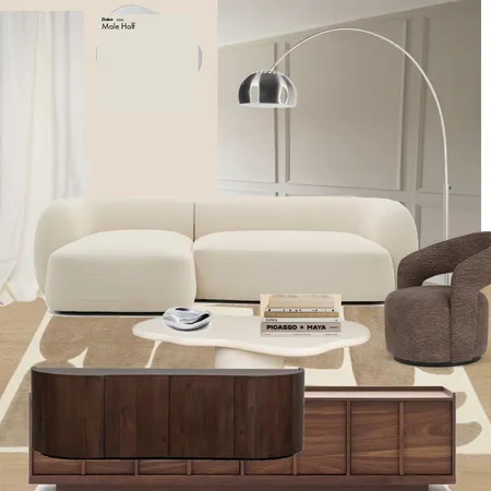 New House - Living Room 1 Interior Design Mood Board by Arabellac on Style Sourcebook