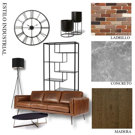 Estilo Industrial Interior Design Mood Board by Anttonela on Style Sourcebook
