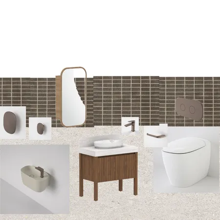 Powder Room Interior Design Mood Board by Mod Maude on Style Sourcebook