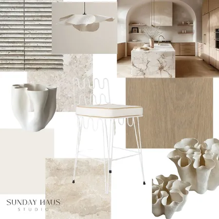 Earthy Organic Kitchen Interior Design Mood Board by Sunday Haus Studio on Style Sourcebook