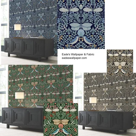 York Butterfly Garden Wallpaper Interior Design Mood Board by Eade'sWallpaper&Fabric on Style Sourcebook