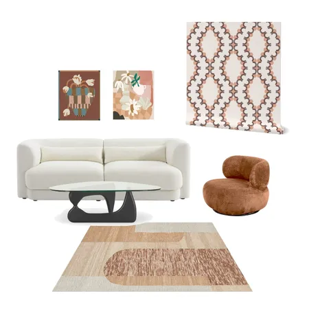 Warm Boho Earthy Interior Design Mood Board by melissa@buuestudio.com on Style Sourcebook