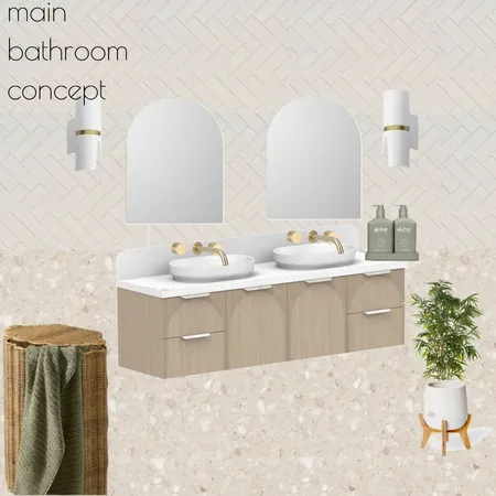 raymond avenue main bathroom Interior Design Mood Board by Tahmeika Napier Designs on Style Sourcebook