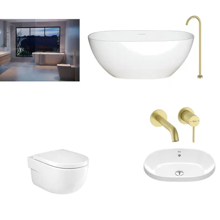Bathroom/Ensuite Interior Design Mood Board by Melina Ramsay Design on Style Sourcebook